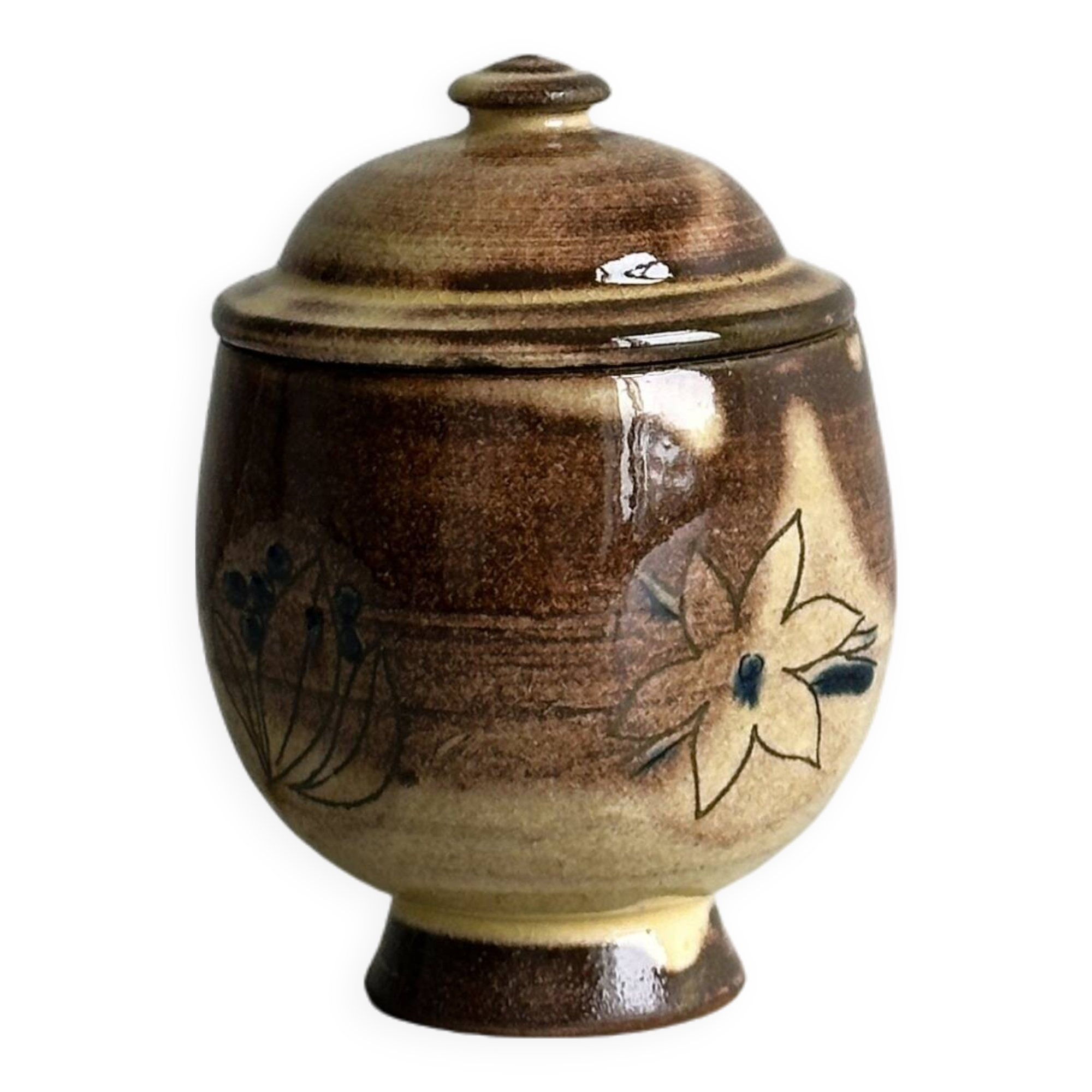 Sugar bowl, ceramic condiment pot