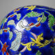 2 pots à gingembre vintage en porcelaine de Chine émaillée