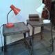 Square iron or stool table