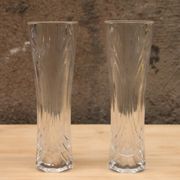 Vase en verre ciselé