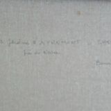 The Apremont Gardens - Oil on canvas