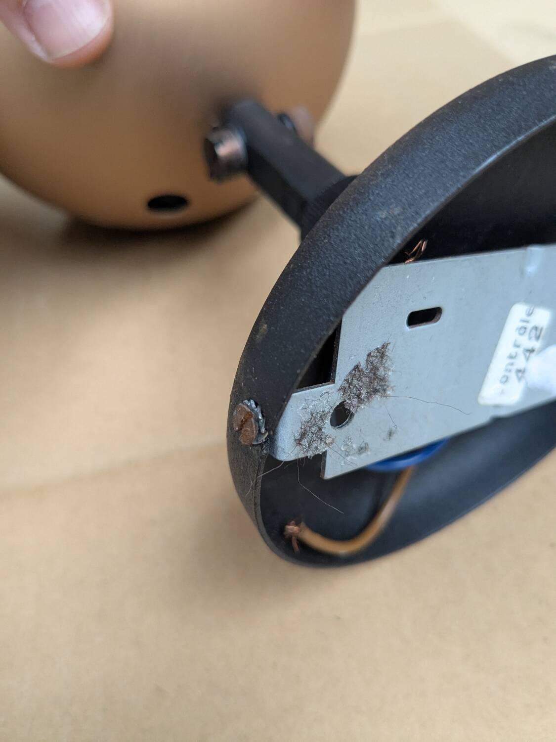 Pair of vintage LITA Eyeball wall lights, 1970s