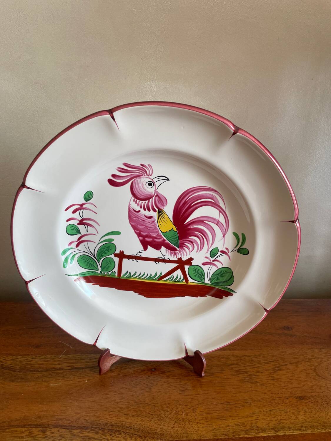The Rooster St Clément Plate
