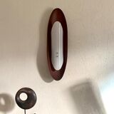 Vintage Scandinavian teak surf wall lamp