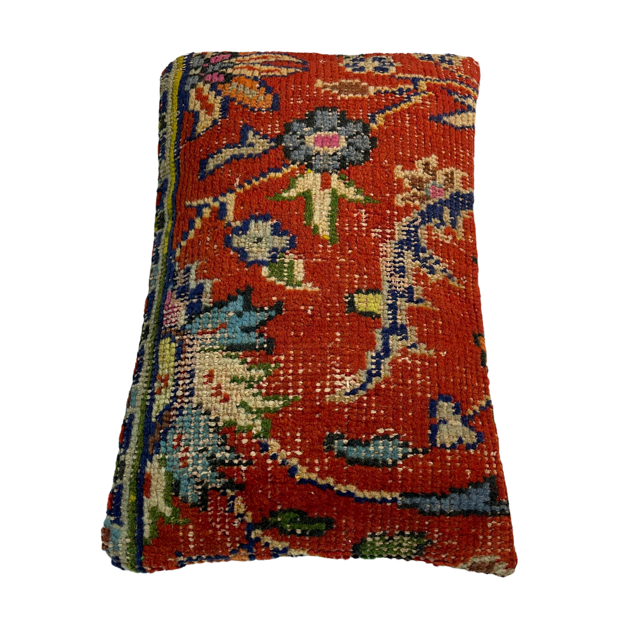 Vintage turkish rug cushion cover, 30 x 50 cm