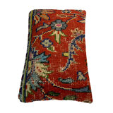 Vintage turkish rug cushion cover, 30 x 50 cm