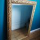 Miroir biseauté doré