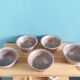 Vallauris Muratore style glazed terracotta bowl