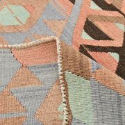 5x10 Geometric 58s Antique Kilim Rug, 168x313Cm