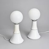 Pair of bedside lamps, circa 1970