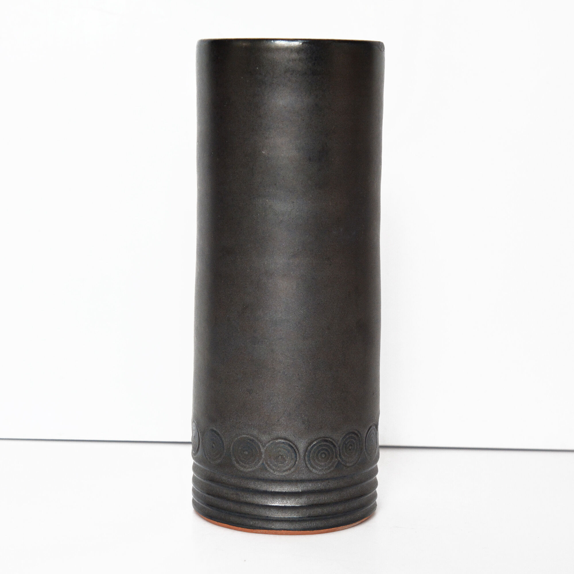Vase en céramique Dergel Keramik Elstra, Allemagne dans les années 1960