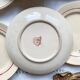 6 Petites assiettes vintage dépareillées fleuries - BADONVILLIER STEULER