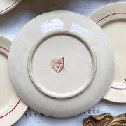 6 Petites assiettes vintage dépareillées fleuries - BADONVILLIER STEULER
