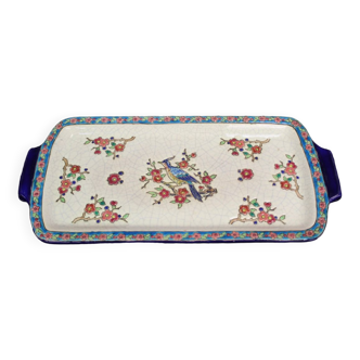 Enamel cake dish de longwy