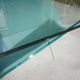 Table "sail" in curved glass by Dietmar Joester