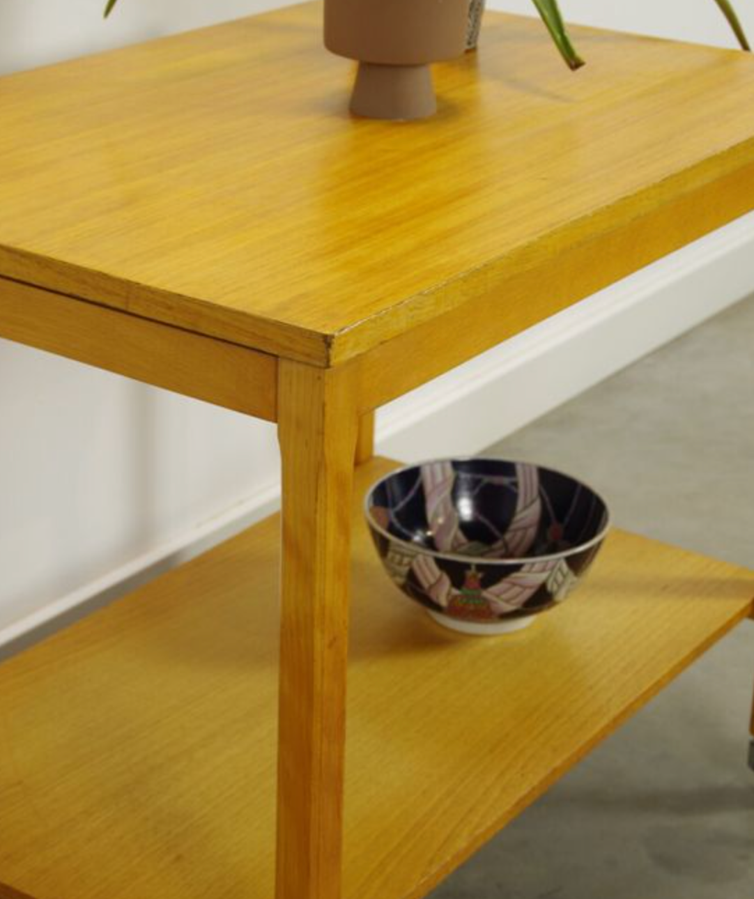 Vintage wooden dessert