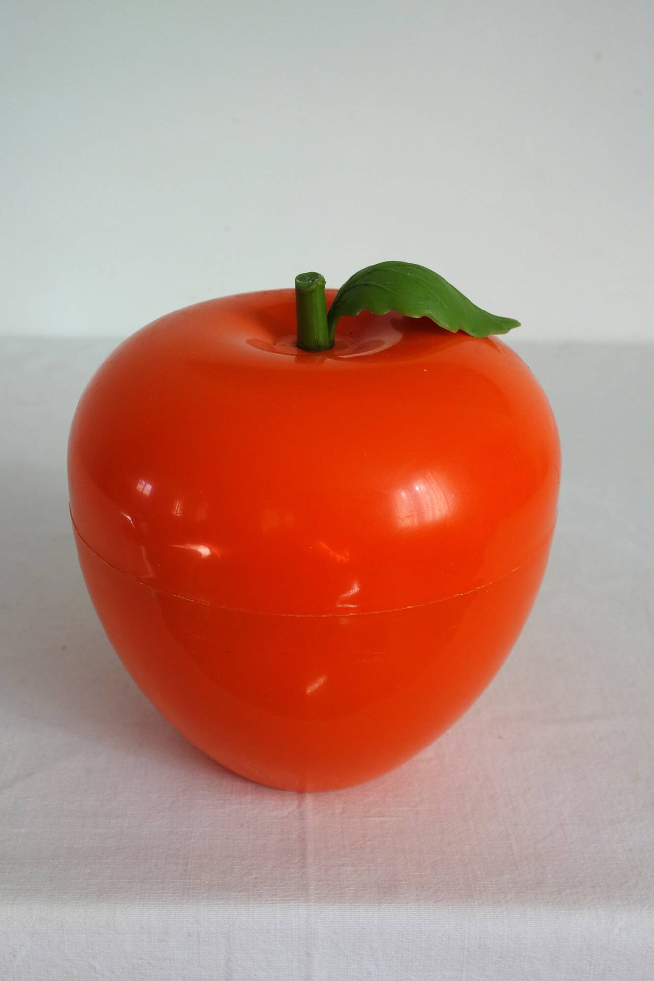 Vintage Orange Apple Ice Bucket