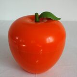 Vintage Orange Apple Ice Bucket