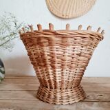 Antique rattan pot covers
