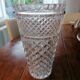 Vintage large crystal vase