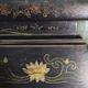 Chinese table painted Napoleon III era with Phoenix certificate in good condition