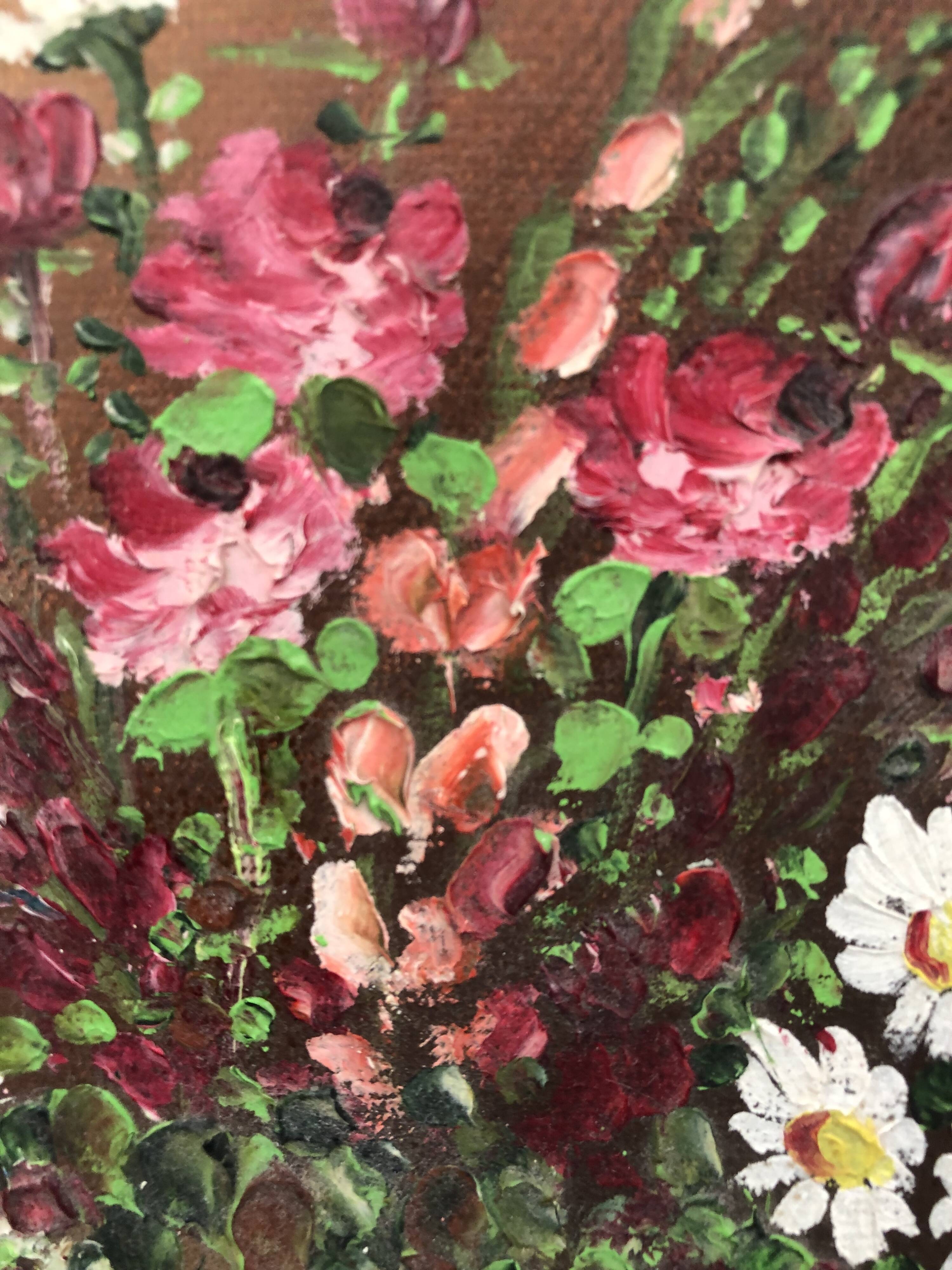 Flower bouquet painting