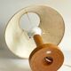 Solid pine lamp vintage garden flowers
