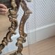 Antique table mirror in bronze — Louis XV Rococo style — 1900-1920