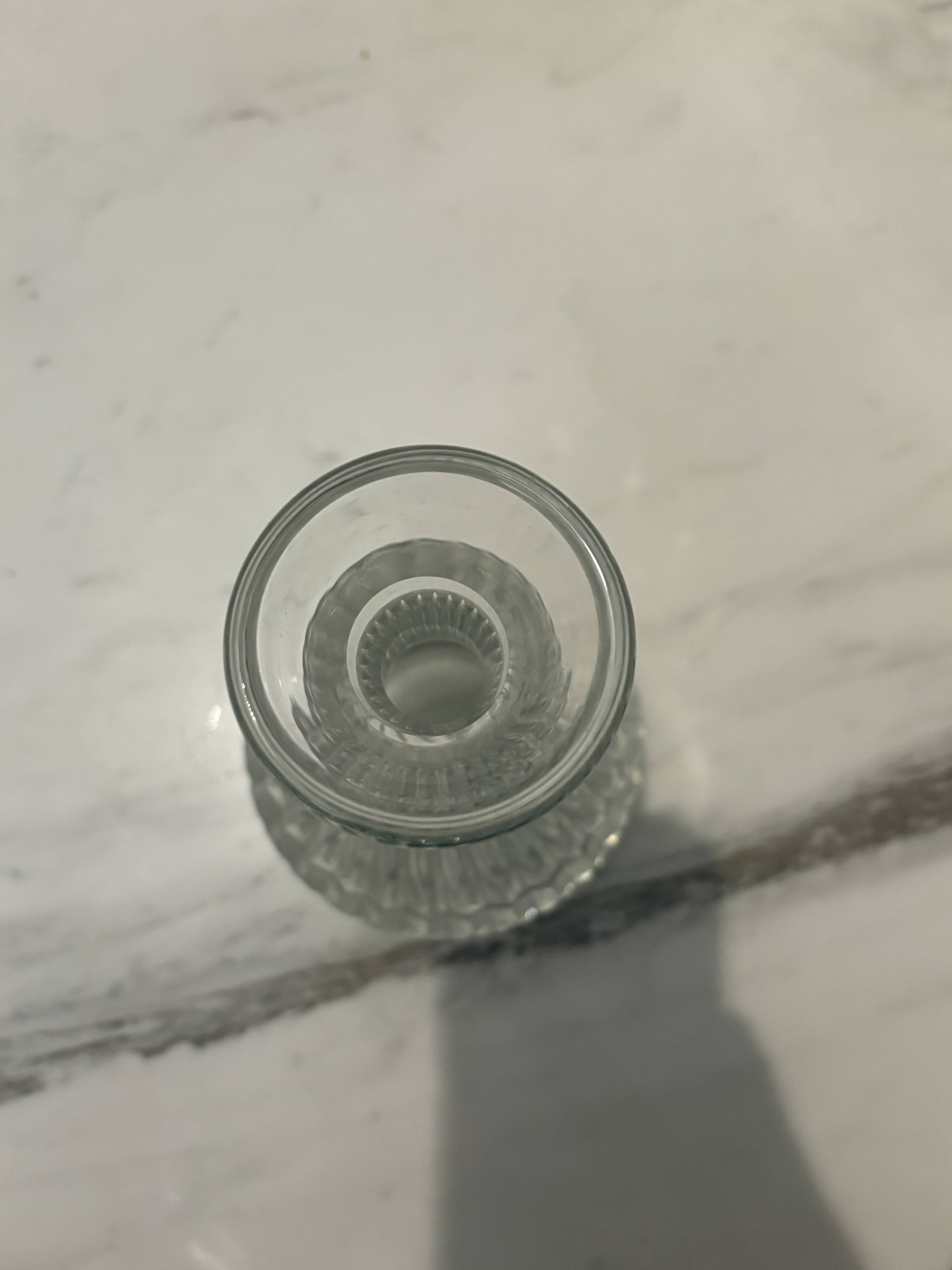 Crystal carafe from Saint-Louis with a stopper