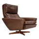 1970s, Danish design by Georg Thams for Vejen Møbelfabrik, swivel wingback relax chair.