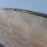 Oval top in mother-of-pearl and brass