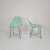 Pair of Augusto Bozzi Chairs for Saporiti, Italy 1950's