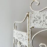 Old wrought iron fireplace screen - 8 kilograms