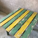 Vintage patinated garden table