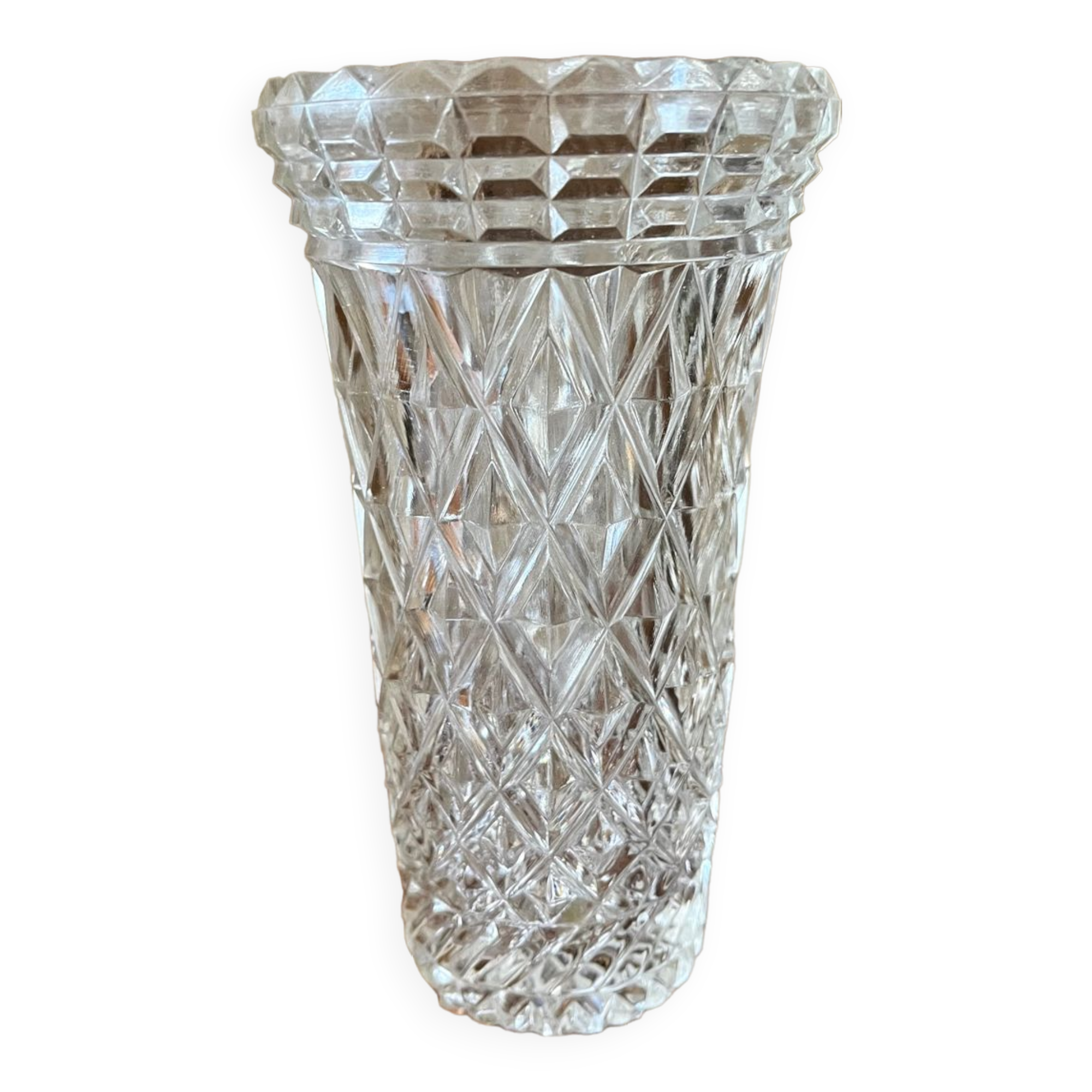 Vintage glass vase