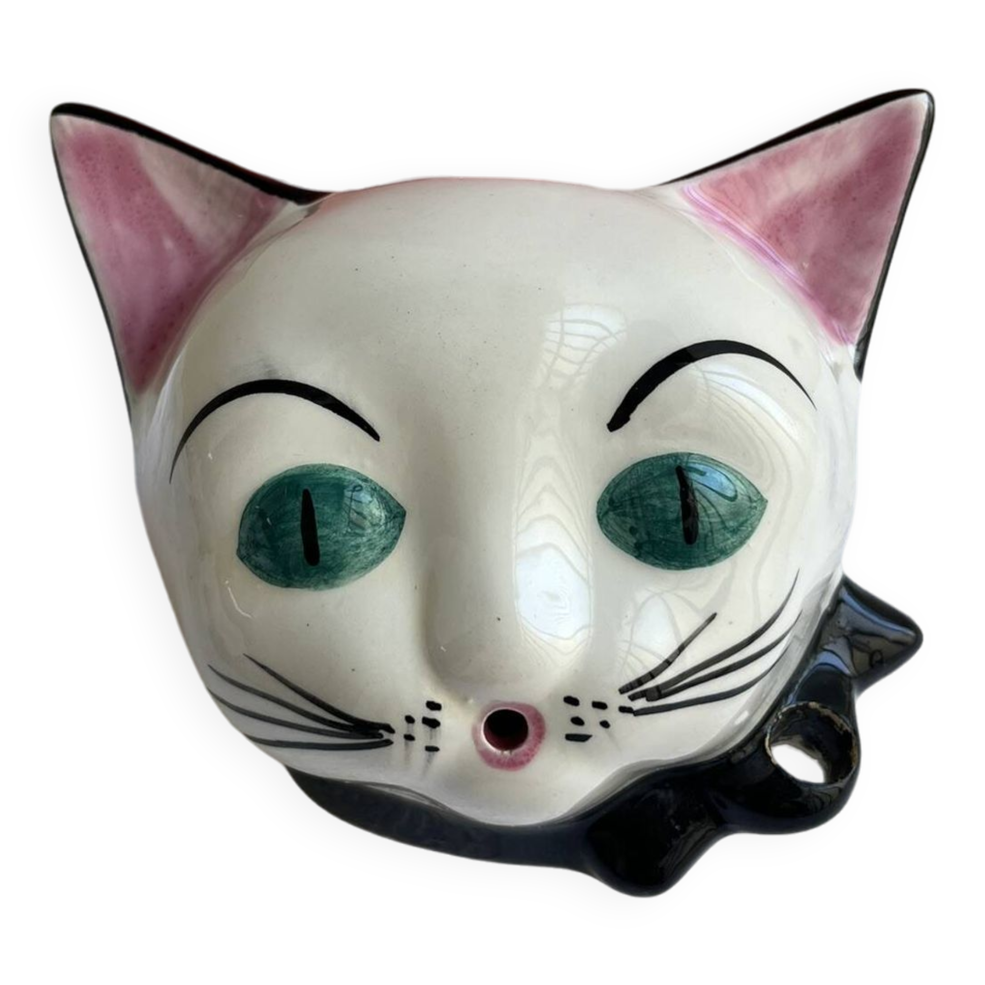 Chat dévidoir à ficelle années 70