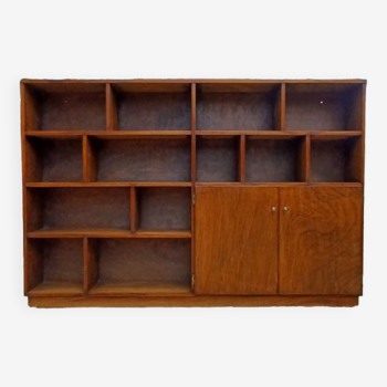 Enfilade ouverte scandinave vintage 1950 s open bookcase