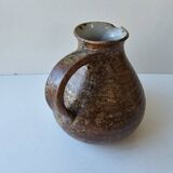 Ceramic stoneware pitcher signed with the Phi pictogram (signature to be identified).