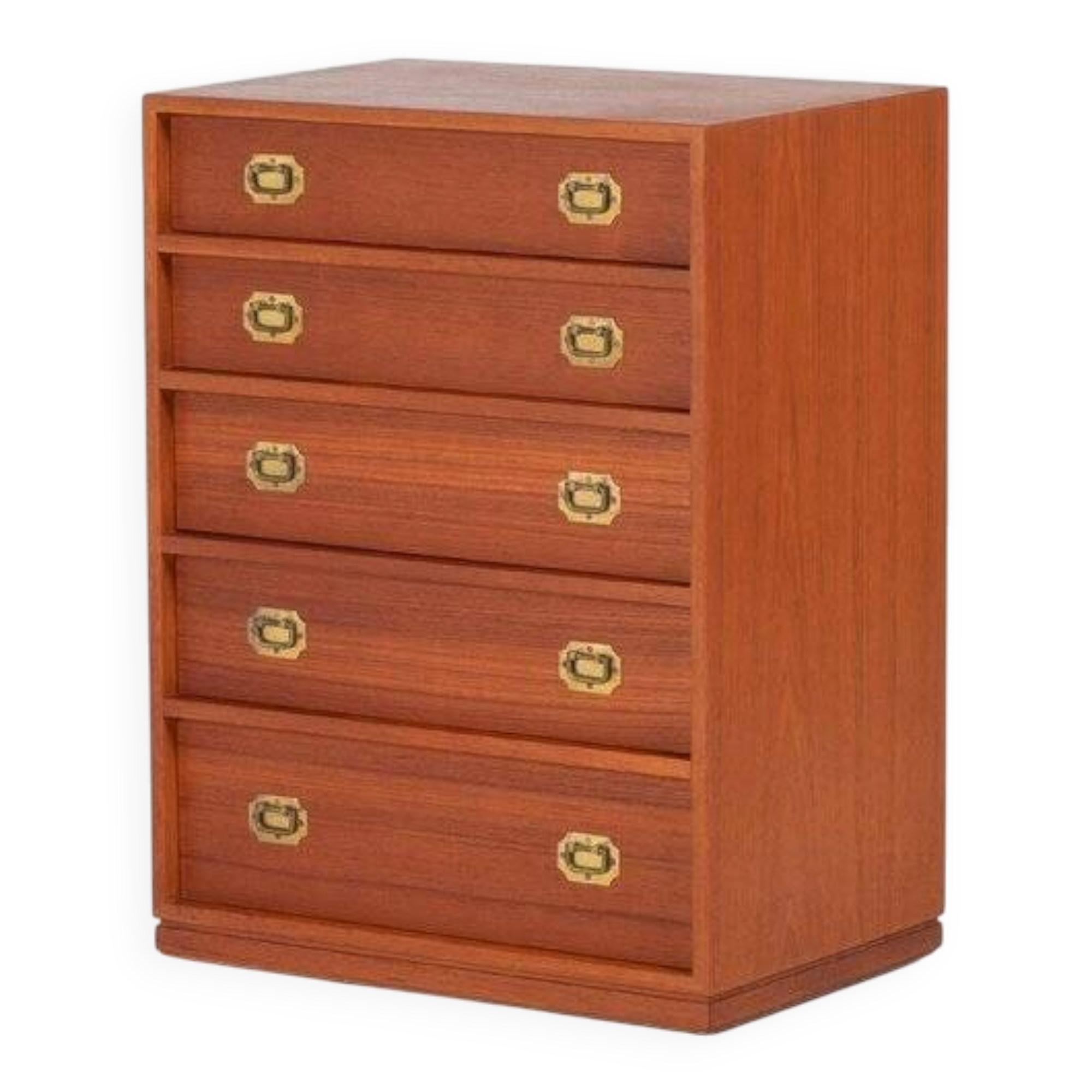 Mid-Century Modern Danish Chest of Drawers in Teak by Henning Korch, 1960s
