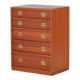 Mid-Century Modern Danish Chest of Drawers in Teak by Henning Korch, 1960s