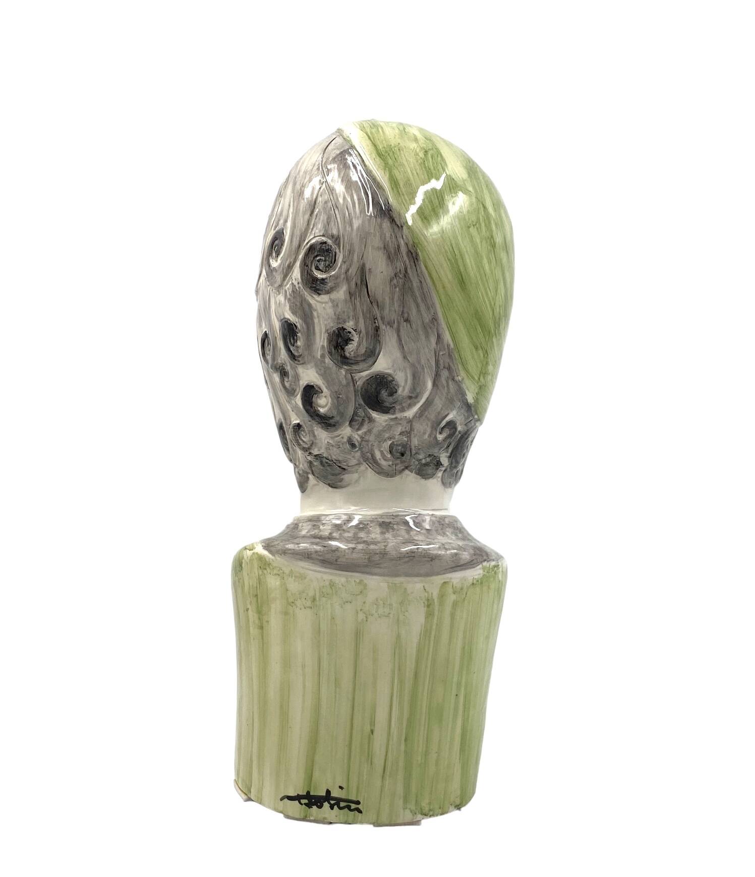 Tarcisio Tosin, Two half-bust sculptures, La Freccia, Vicenza Italy 1960s