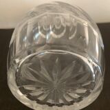 Numbered Baccarat crystal decanter, 3 rings, first part nineteenth century