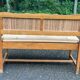 Vintage entrance bench with a storage chest 110cm