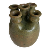 Vase à cinq cols en grès émaillé