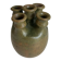 Vase with five necks in glazed stoneware
