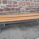 Vintage adult industrial bench