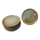 Set of 9 marsh sandstone dessert plates