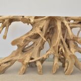 Teak root console