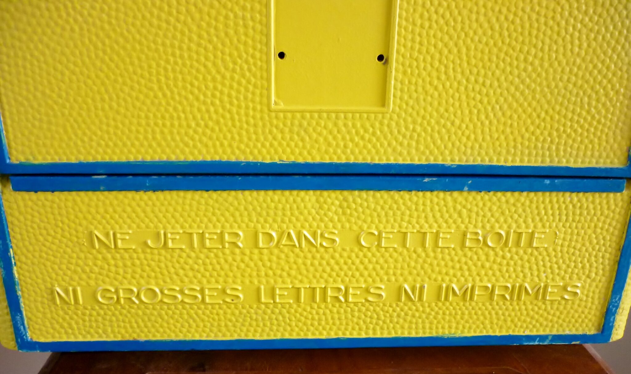 Double mailbox reformed, La Poste Dejoie Nantes 1969