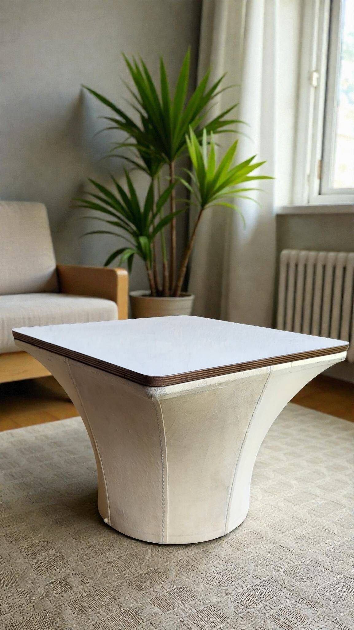 Mushroom coffee table by Bernard Brunier / 1960s